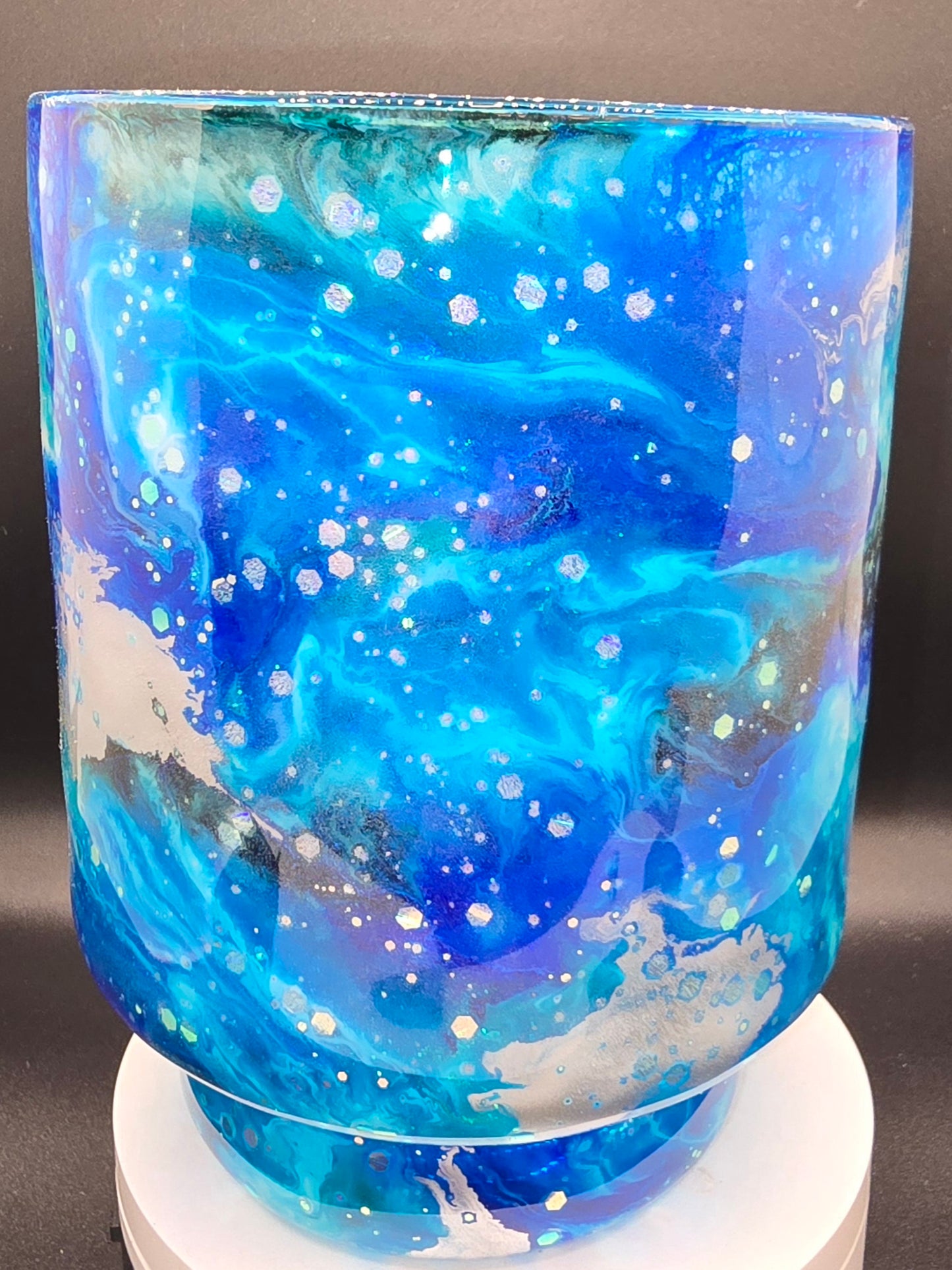 #49 bLUE SMALL VASE - Ghost
