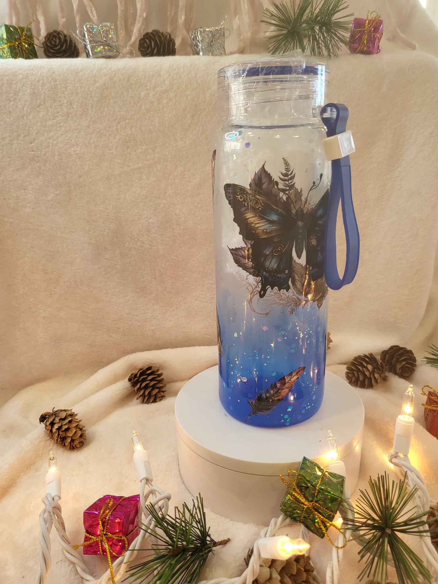 17oz Ombre Glass Bottle