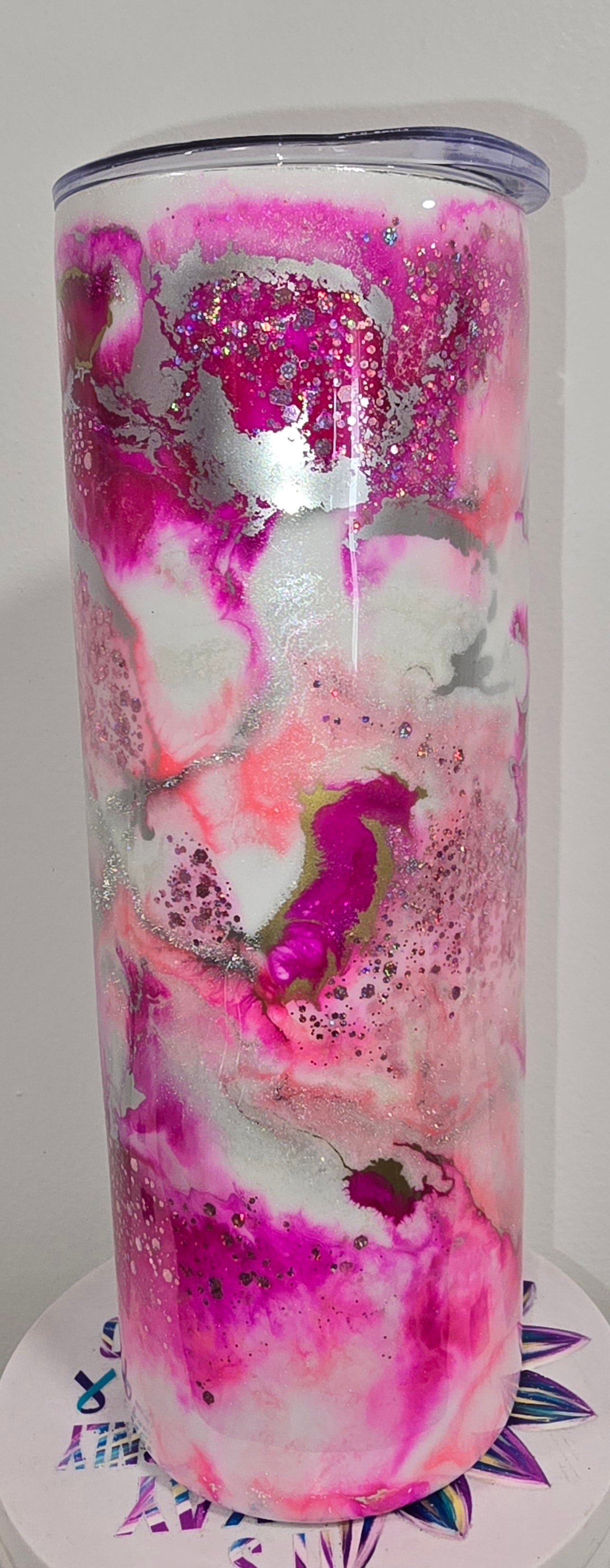 #13 20oz Skinny pink - Sharon Hanson