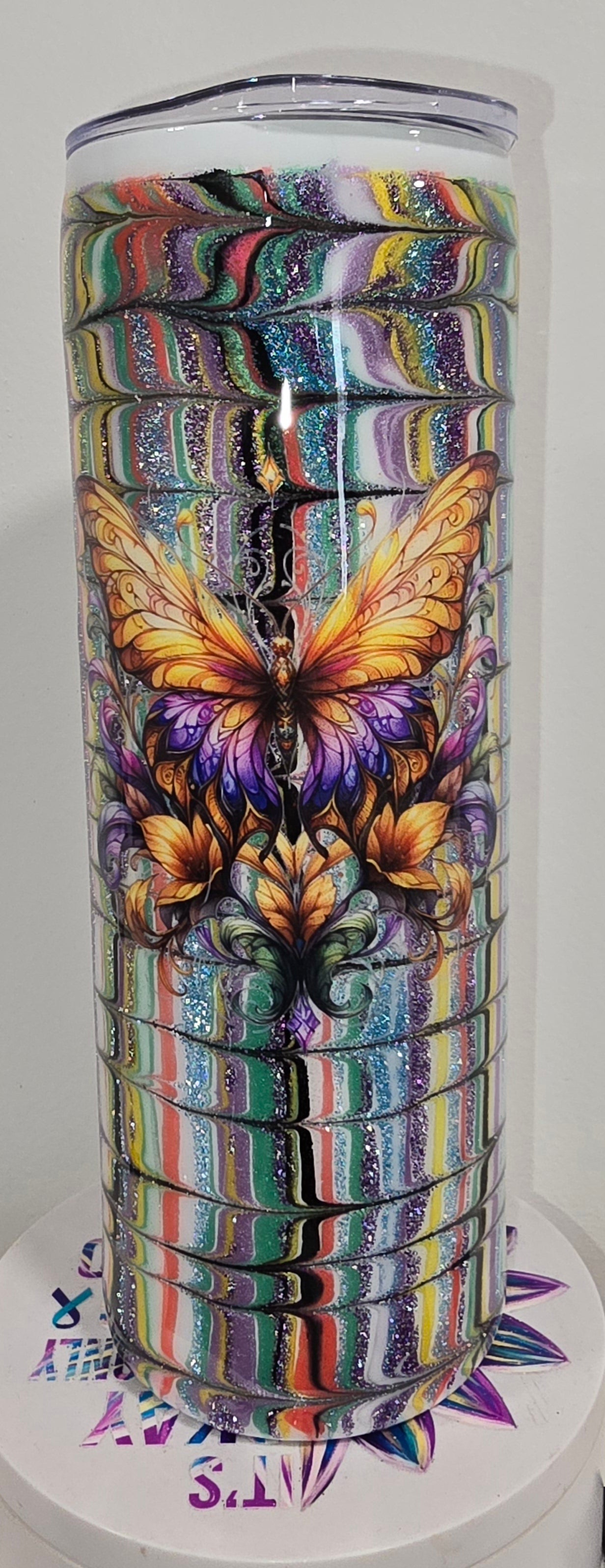 #16 20oz Skinny angel wings - Sandra Kay