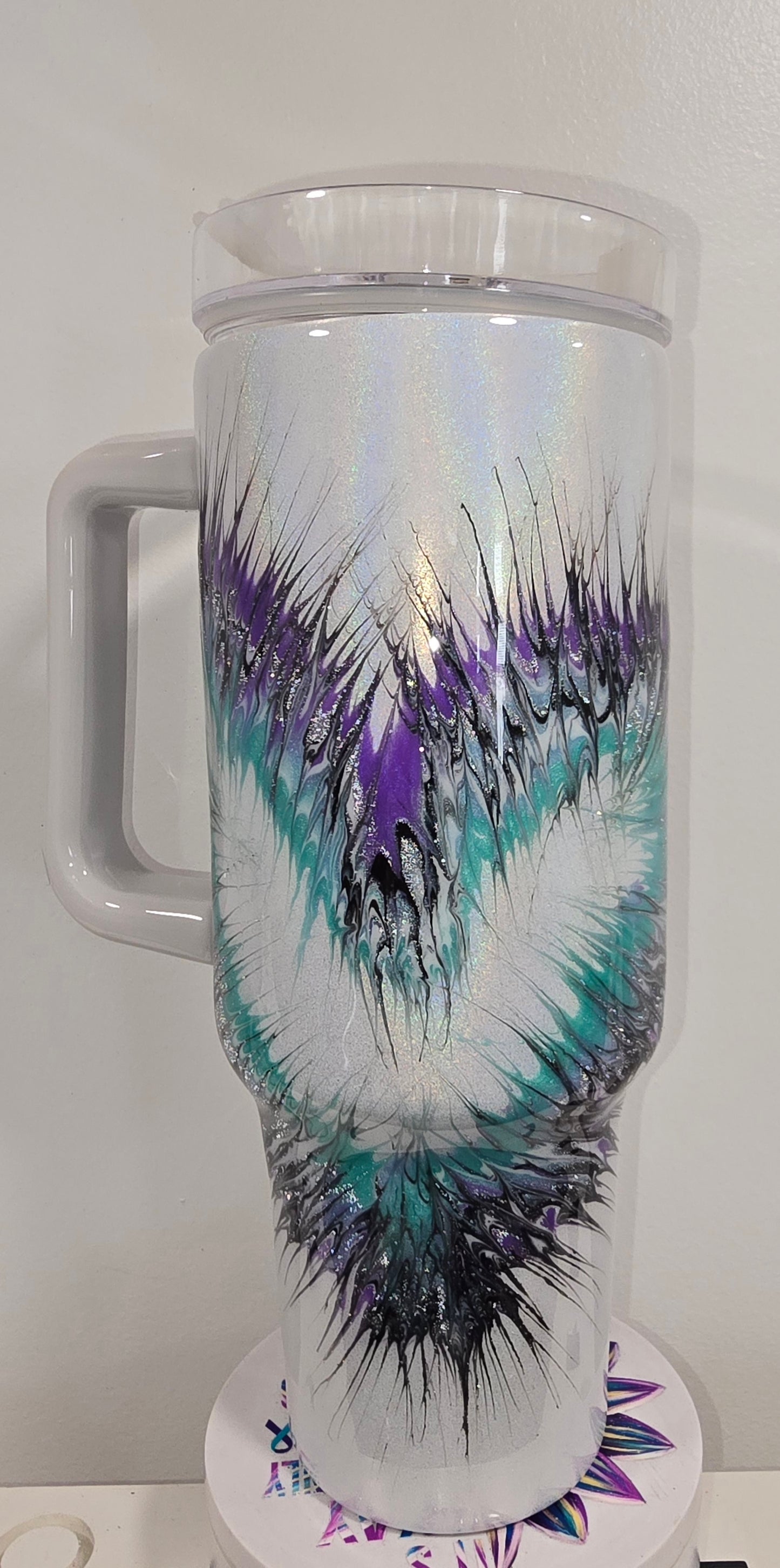 #37 40oz hallographic heart stinger JON LOW