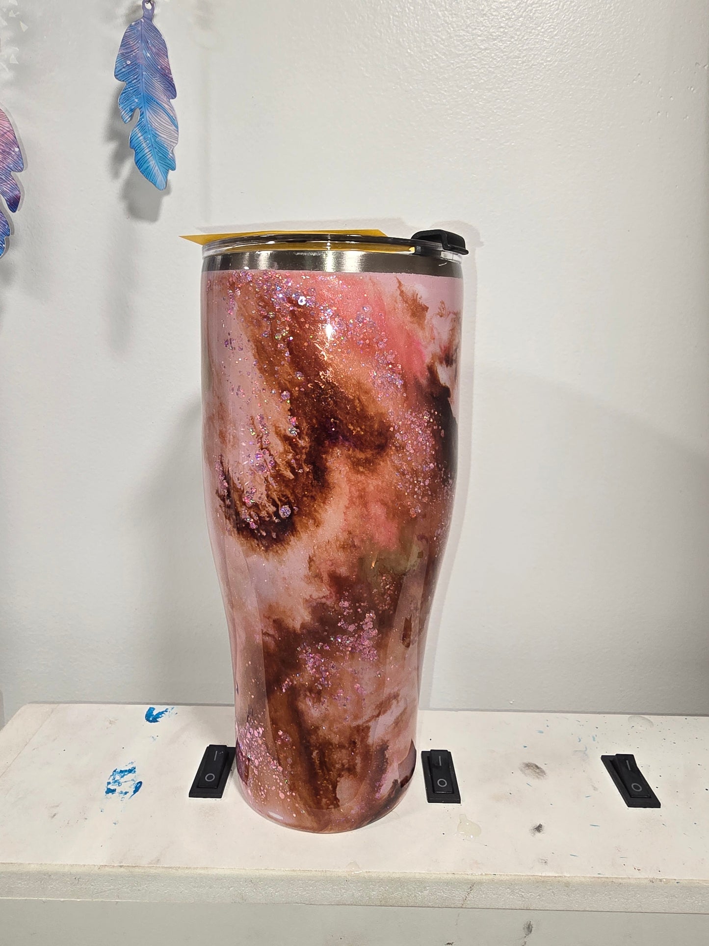#4 30oz coffee caddy - Ghost