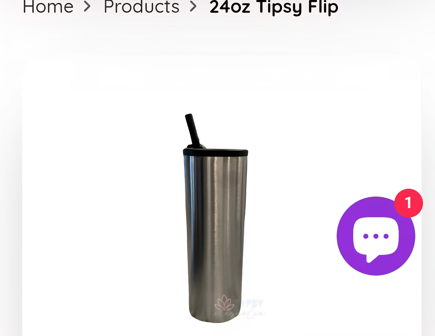 24oz skinny tipsy Flip