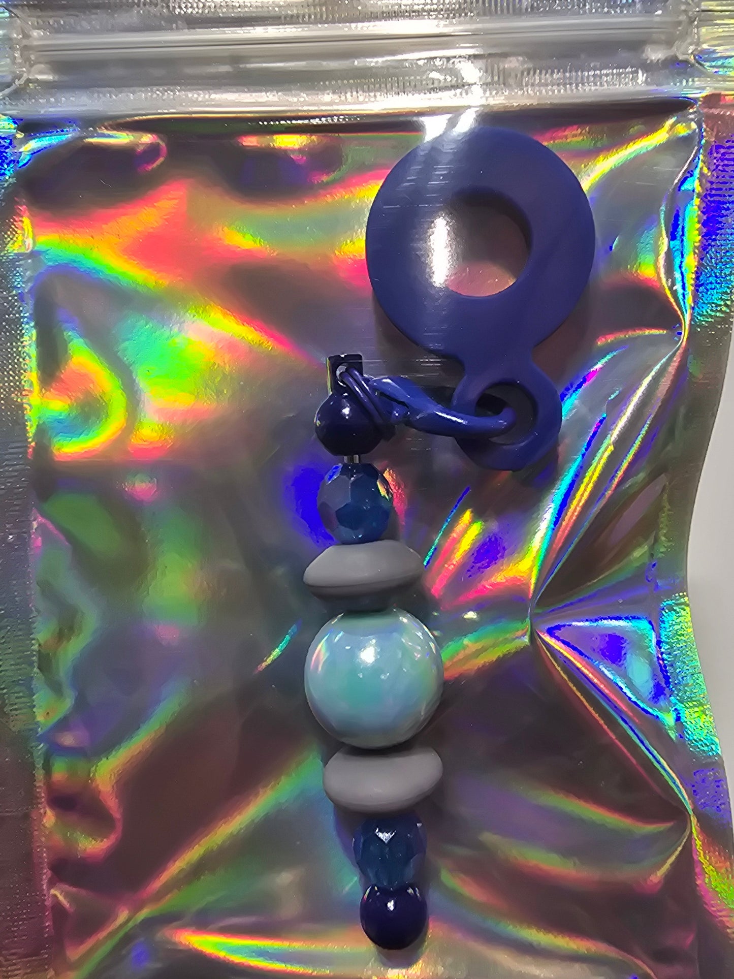 Silicone straw charms