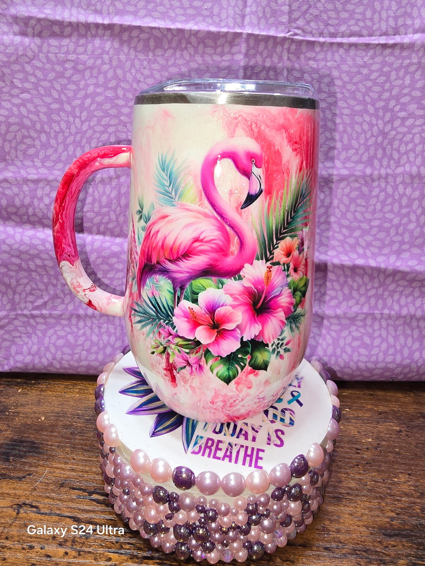 #27 16oz Stemmy Flamingo