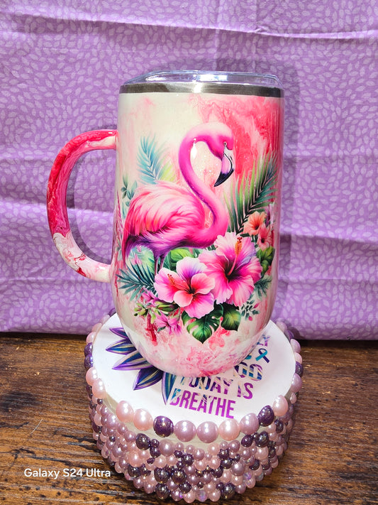 #27 16oz Stemmy Flamingo