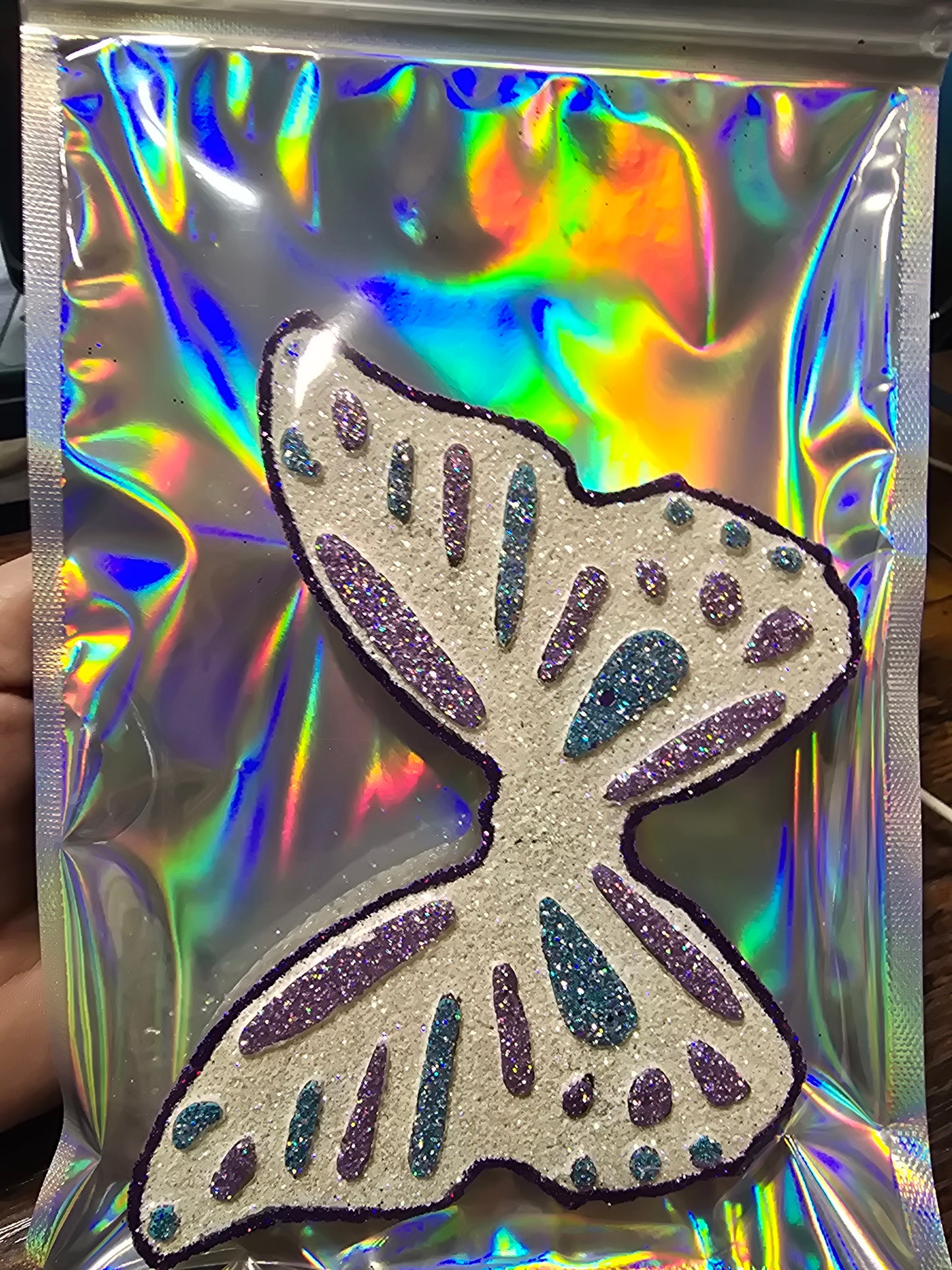 Butterfly "Butter pecan pie"