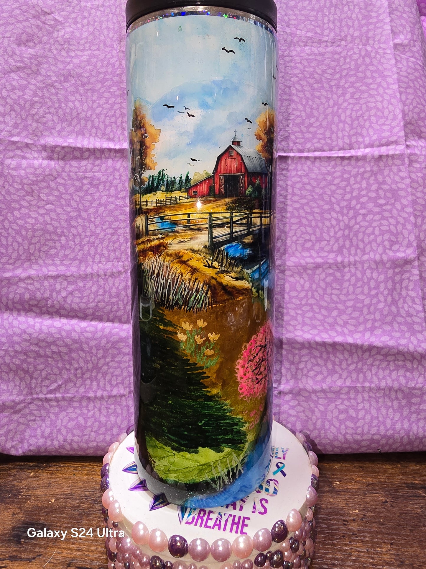 #24 30oz Duo Skinny hand painted